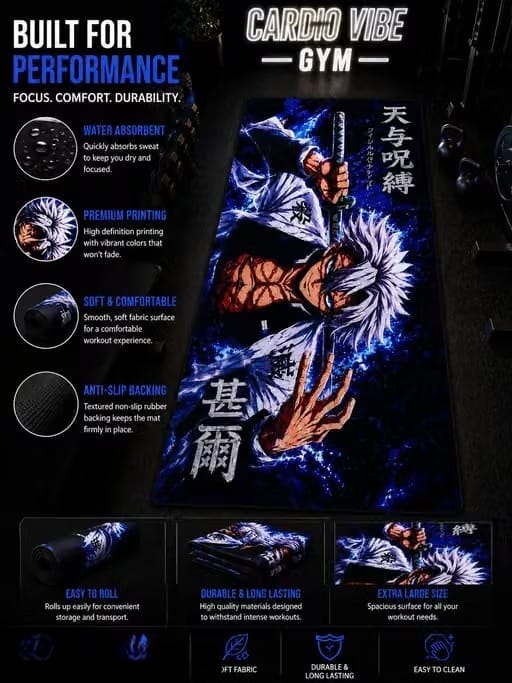 Premium Anime Heavy Duty Yoga Mat
