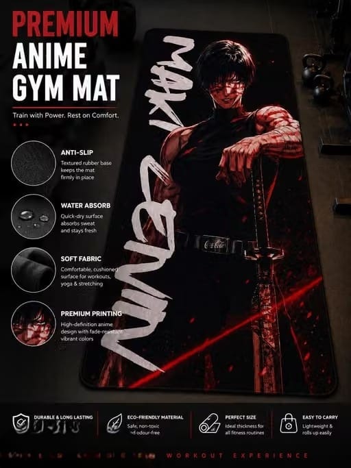 Premium Anime Heavy Duty Yoga Mat